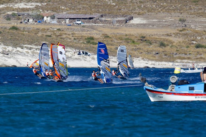 Ross Williams leads the way - PWA Pegasus Airlines World Cup 2012 ©  John Carter / PWA http://www.pwaworldtour.com